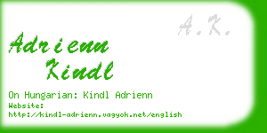 adrienn kindl business card